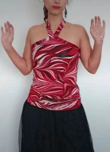 Haut été dos nu motif marbré h&m taille 36