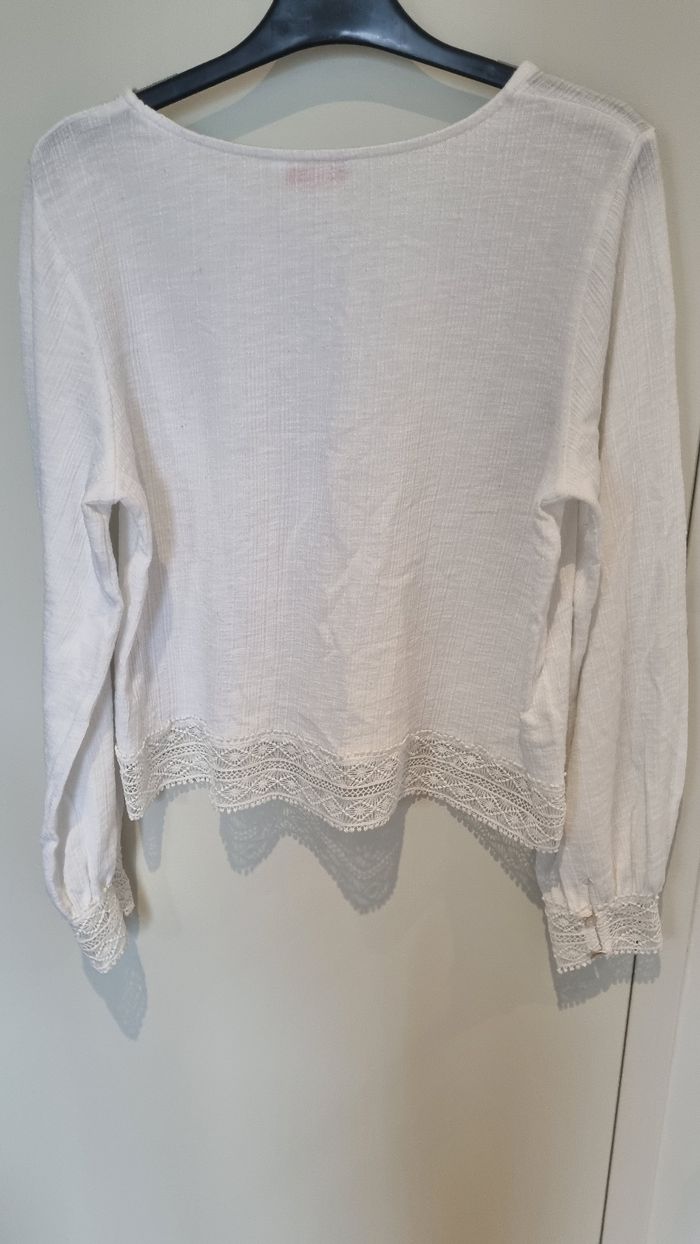 Blouse blanc cassé - photo numéro 2