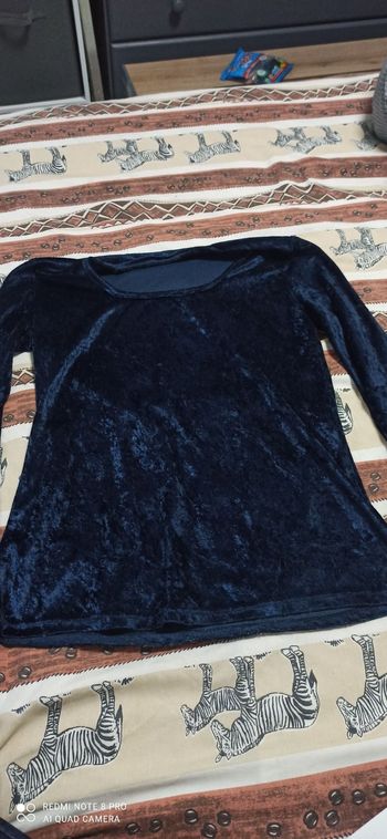 Pull en velours t. 38