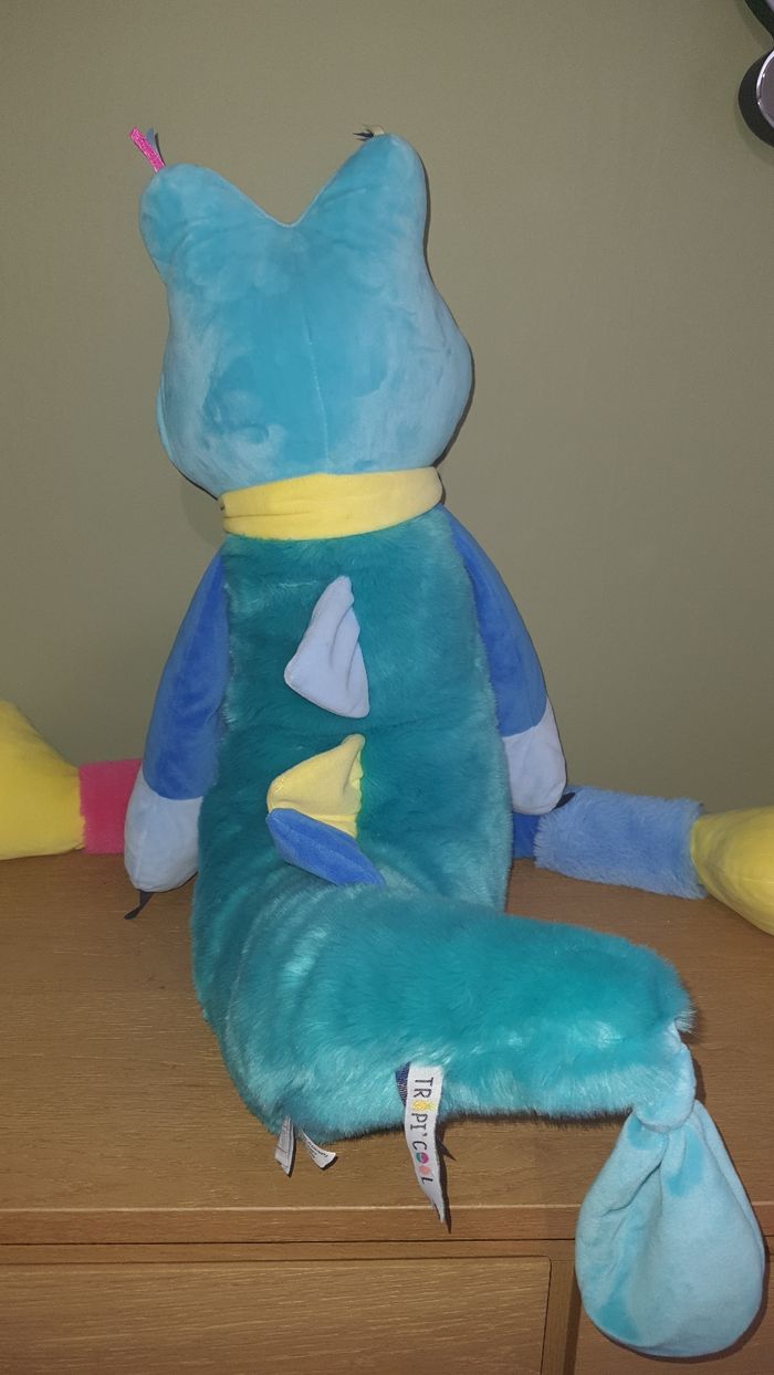 Peluche XXL Tropicool Crocodile Doudou et Compagnie - photo numéro 4