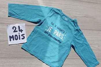 Maillot t-shirt 24mois garçon