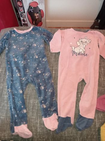 Lot de 2 pyjamas chaud 18 mois
