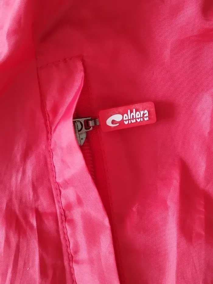 kway eldera rouge bordeaux unisex 8-10 ans - photo numéro 7