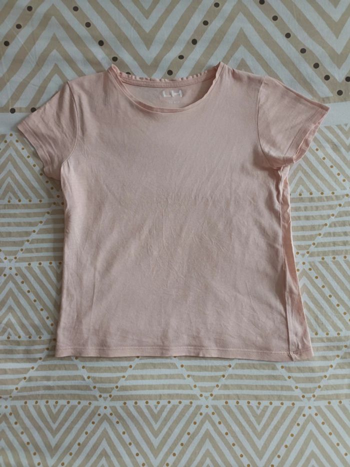 T shirt rose clair