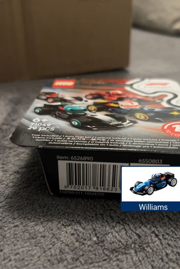 Lego 71049 Formule 1  Williams