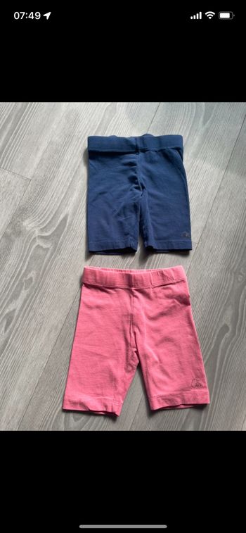 Lot de 2 short orchestra taille 3 ans