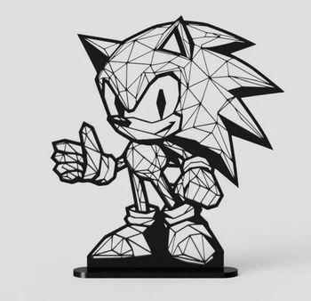 décoration murale sonic
