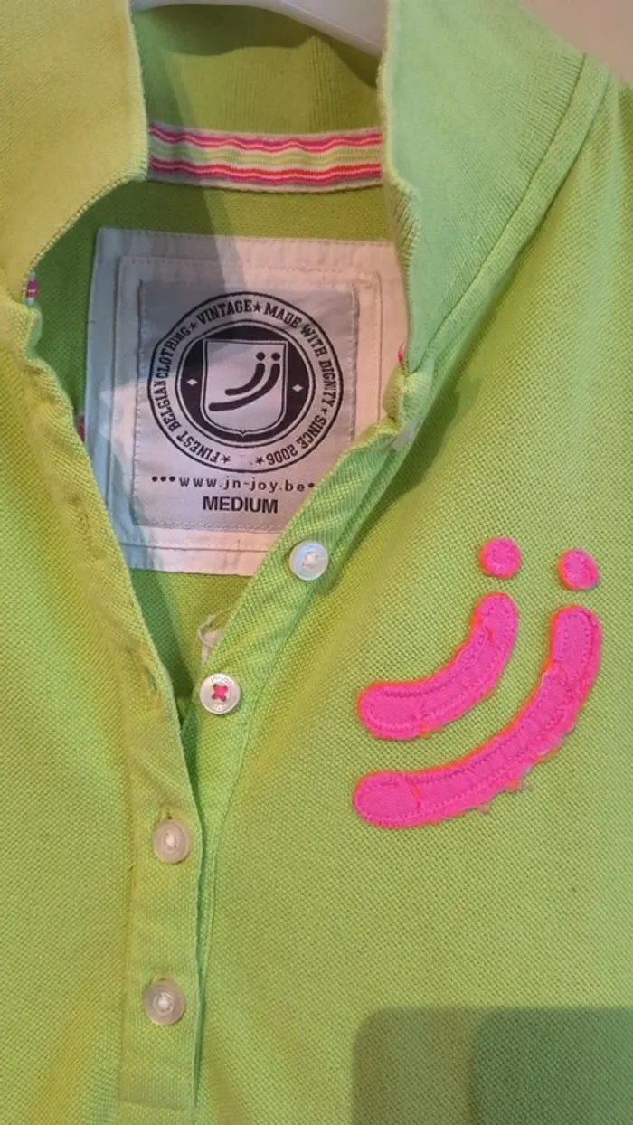 🌟 Polo vert pomme J&J – édition limitée et vintage 🌟 - photo numéro 3