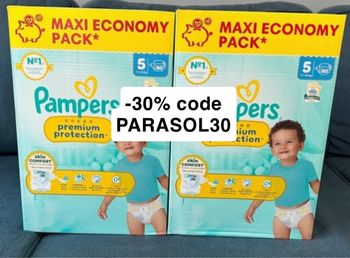 160 couches taille 5 Pampers premium protection