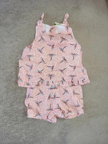 Combishort fille été 6 mois TAO