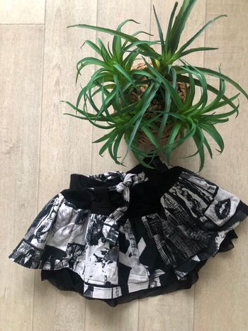 Jupe noire et blanche P’ti Môme