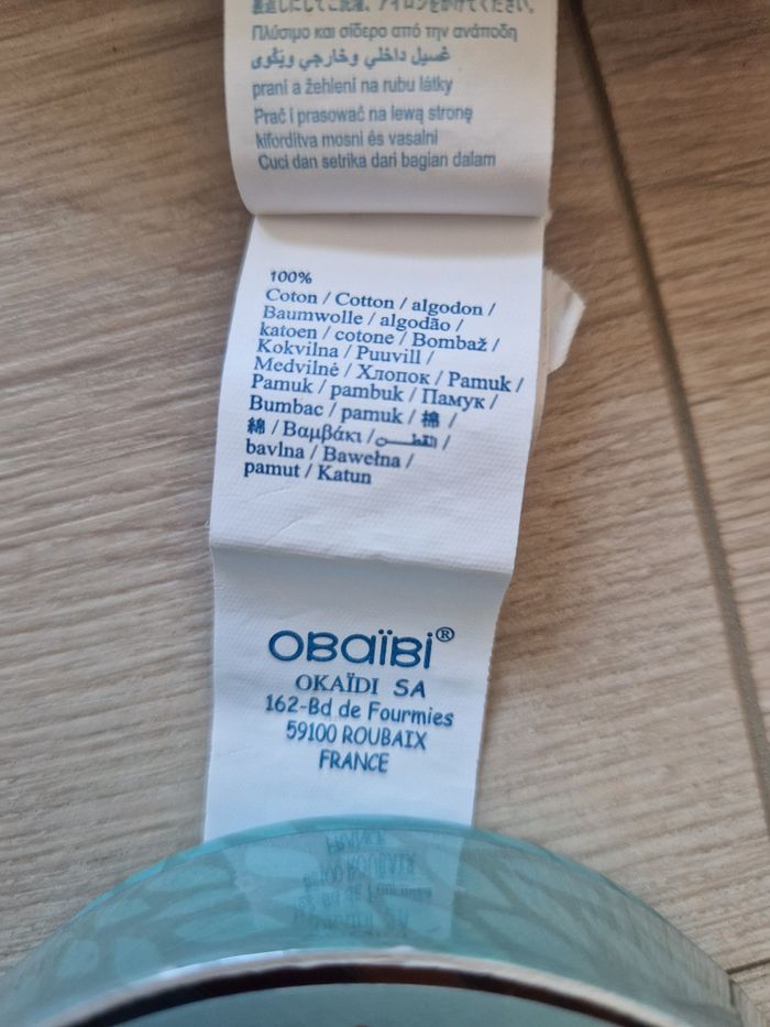 T-shirt bébé fille manches longues Obaibi 12 mois - photo numéro 4