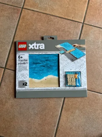 LEGO Xtra 853841 : La mer. Tapis de jeu 2 en 1, double sens.