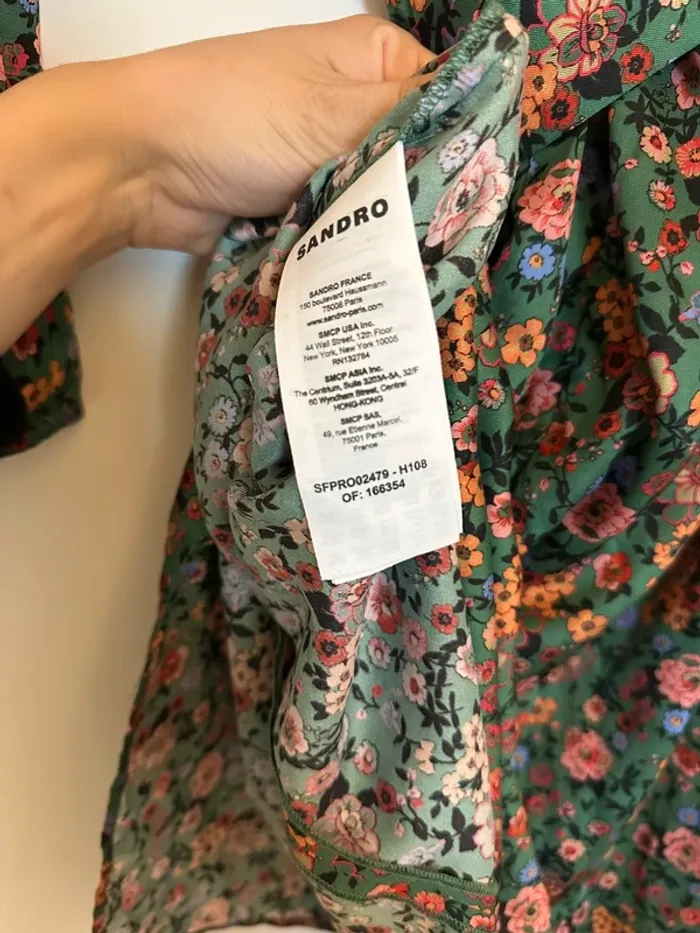 Robe portefeuille Sandro - photo numéro 5