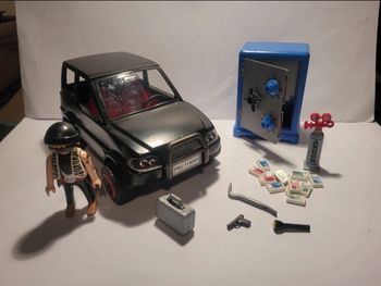 Playmobil 4059 Voiture et cambrioleur avec coffre fort