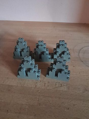 5 pièces de lego panel rock face 6083