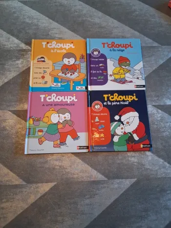 Lot de 4 tchoupi