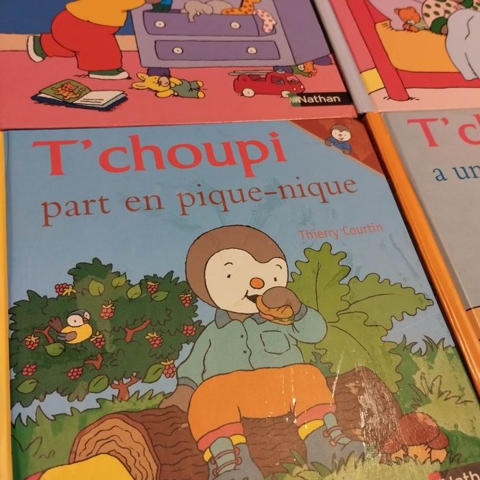 Lot de 4 Livres enfant Nathan T'choupi - photo numéro 2