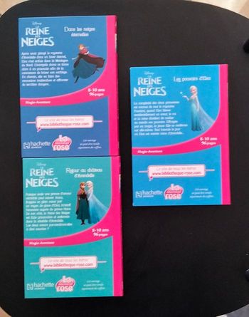 Coffret 3 livre la reine des neiges
