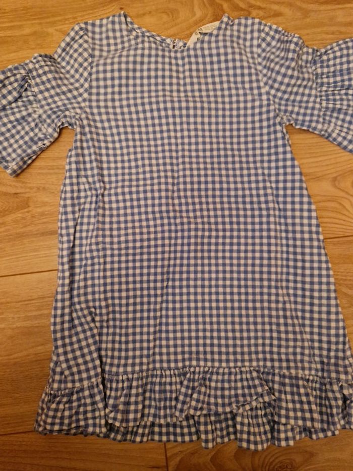 Robe fille a carreau