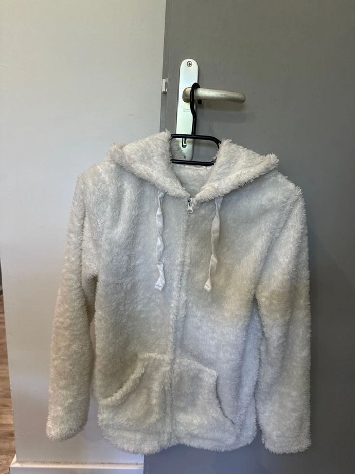Veste pilou pilou blanche taille S