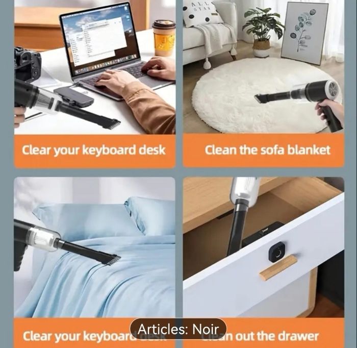 ASPIRATEUR À MAIN SANS FIL CEEAOO - photo numéro 4