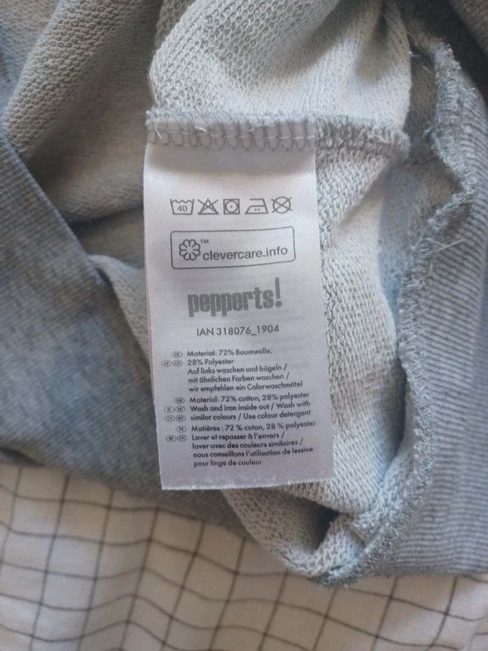 Sweat gris peppers 13-14 ans - photo numéro 4