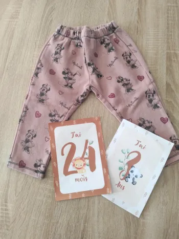 Pantalon bebe fille zara disney