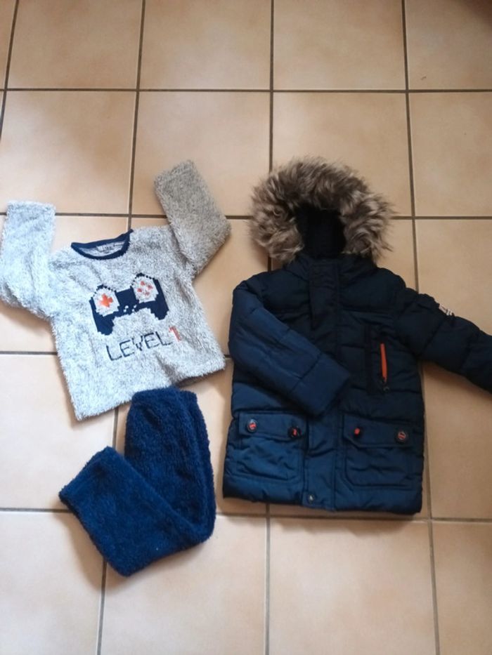 Manteau + pilou pilou
