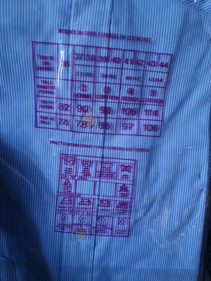 Chemise à rayures taille 39-40 - photo numéro 5