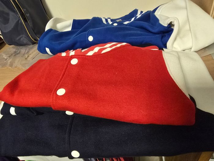 Teddy bleu et blanc homme xl - photo numéro 3