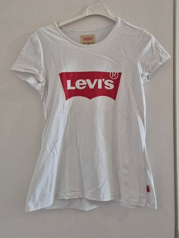 T-shirt manche courte blanc Levi's taille 16ans
