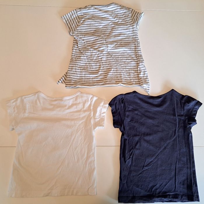 Lot de 3 t-shirts MC fille 4 ans ABE - photo numéro 2