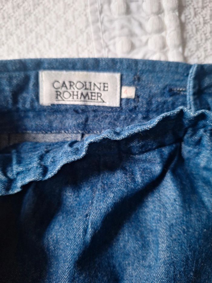 Jupe vintage Caroline Rhomer denim - photo numéro 5