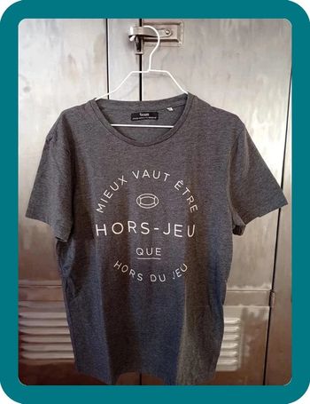 Tee-shirt gris homme taille M Jules bon état