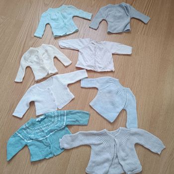 Gros lot Gilets de 0 à 3 mois Mixte 
