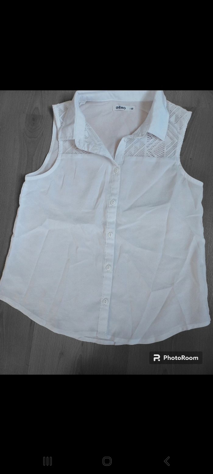 Chemise sans manche