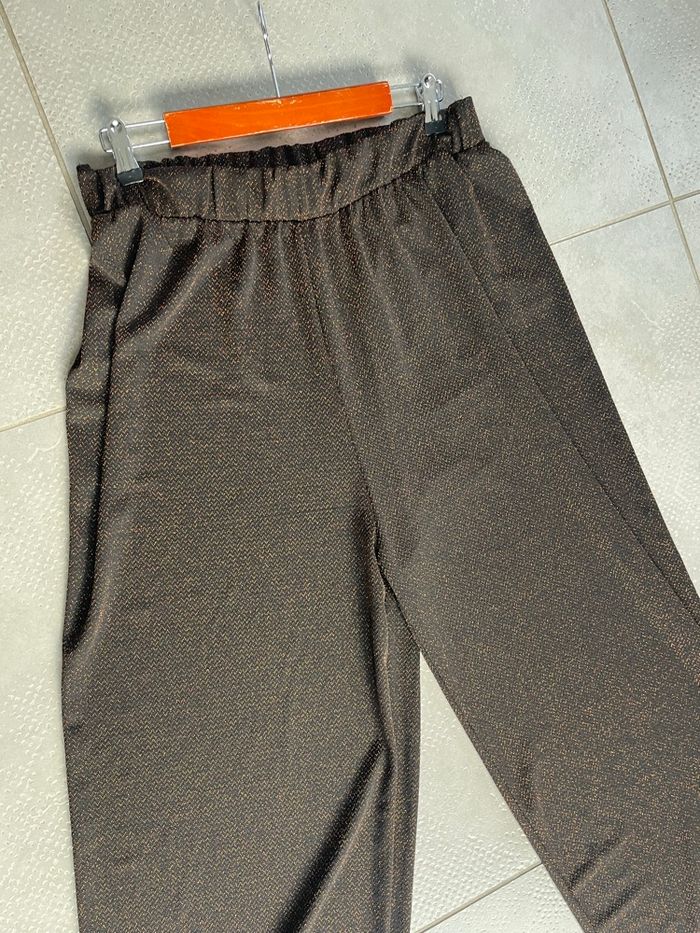 Pantalon fluide pailletté