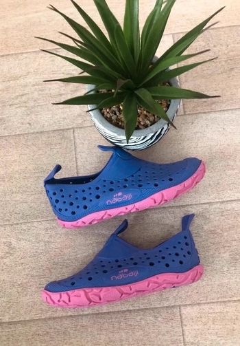 Chaussures aquatiques violet fille decathlon