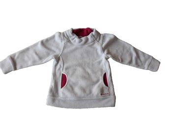 Sweat polaire blanc Taille 4 ans