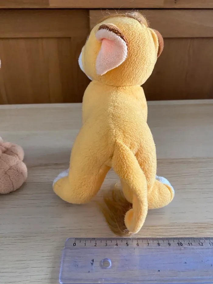 Peluches Disney roi lion King Simba Nala lionceau nez aimanté plush 1995 - photo numéro 11
