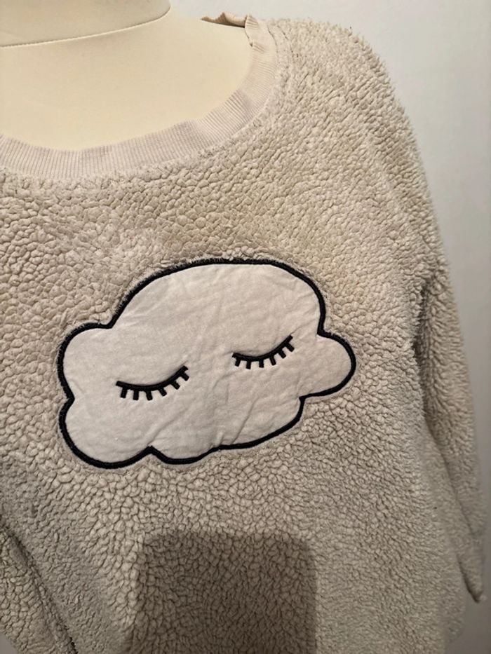 Haut de pyjama nuage pilou pilou femme taille M Tex - photo numéro 2