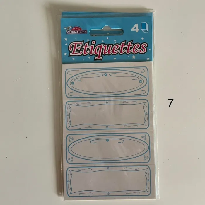 Stickers cahier fournitures - photo numéro 8