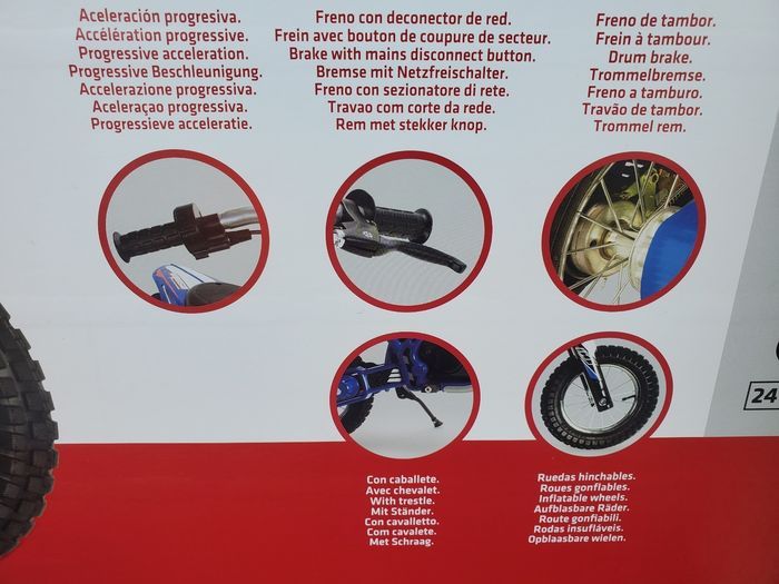 INJUSA - Moto Cross Blue Fighter 24V. - photo numéro 2