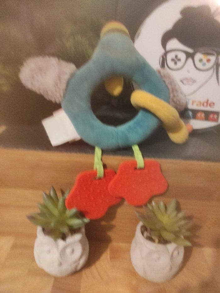 Doudou Hochet Canard Les Cousins Du Moulin Moulin Roty #geektradedoudou - photo numéro 2