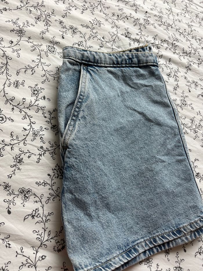 Jupe en jeans taille 38 pimkye - photo numéro 3