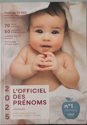 L'officiel des prénoms 2025