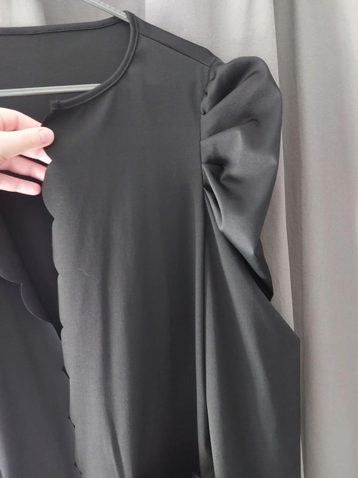 Veste gilet long avec épaulette - photo numéro 3