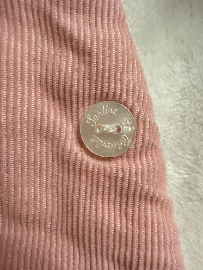 Combinaison pilote en velours côtelé vieux rose rare– 6 mois – Tartine et Chocolat - photo numéro 6