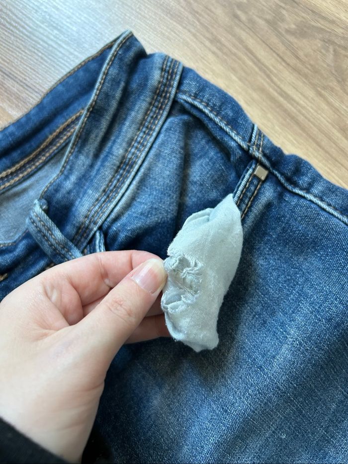Short en jean bleu foncé Kate Paris Taille M - photo numéro 6